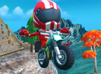 Crazy 2 Player Moto Racing