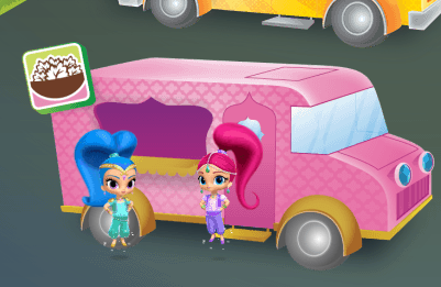 Shimmer and Shine Food Truck Festival Cooking Game