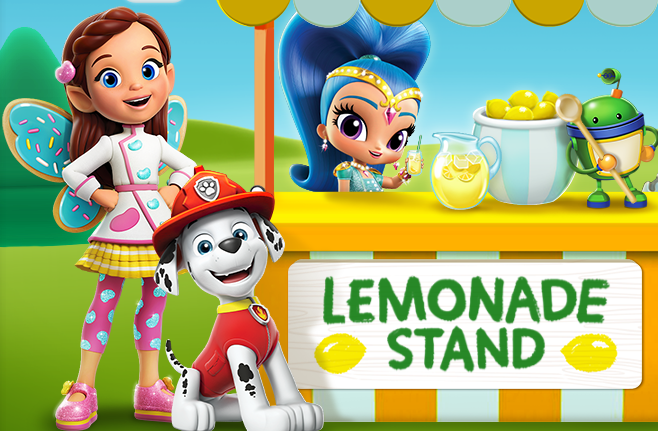 Shimmer and Shine Lemonade Stand Game