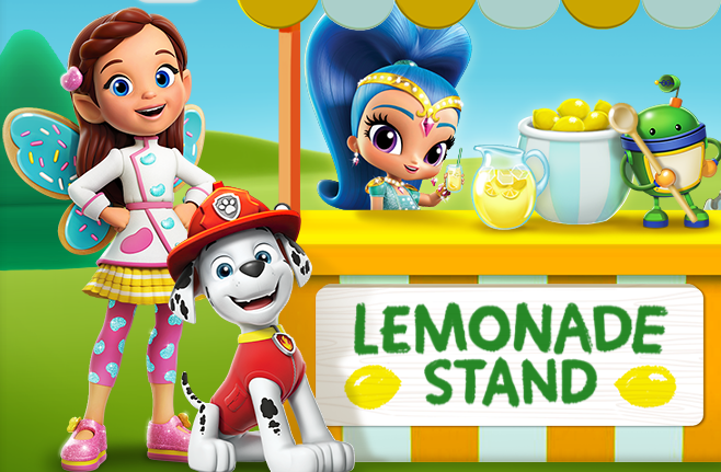 Shimmer and Shine Lemonade Stand