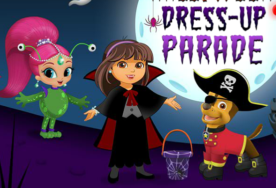 Shimmer and Shine Halloween Dress Up Parade