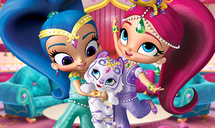 Shimmer and Shine Flip Match Game