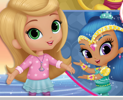 Shimmer and Shine Sparkle Sequence Game