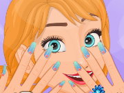 Frozen Anna Nail Style Game