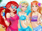 Princess Frozen Beach Party Game