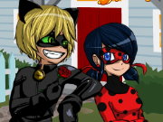 Ladybug and Cat Noir Kiss Game