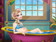 Pregnant Elsa queen Spa Game