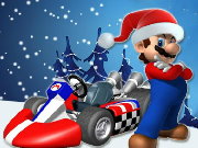 Mario Christmas Kart Game