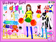 Victory Girl Dressup Game