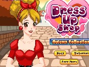 Dress Up Shop Autumn Collection Game