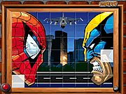 Sort My Tiles Spiderman and Wolverine Game