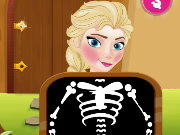 Pregnant Elsa Bone Repair Game