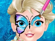 Baby Elsa Butterfly Face Art Game