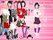 Cartoon Print Dressup 2 Game