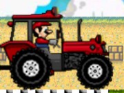 Mario Tractor Drag Race Game