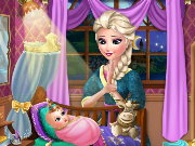 Elsa Baby Caring