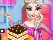 Elsa Cooking Tiramisu