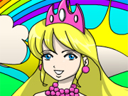 Castle of Princess Coloring Game