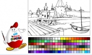 Kinder coloring Game