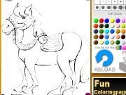 Horse Online Coloring Game