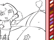 Dora coloring 5