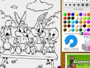 Tiny toons coloring Game