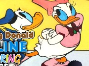 Skating Donald Online Coloring Game