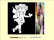 Cute fairy coloring Game