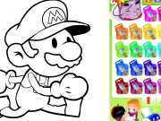 Mario coloring Game