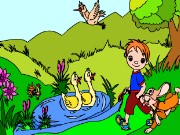 A Walk in the Park Online Coloring