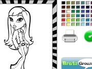 Fashion Bratz coloring Game
