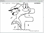 Alphabet coloring Game