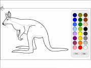 Kangoroo coloring Game
