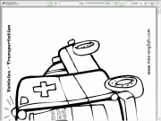 Transport coloring Game