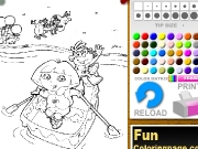 Dora Coloring Game
