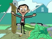 Happy Mr Bean Online Coloring Game