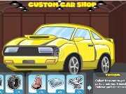 Custom car shop Game