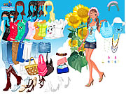 Sunflower Dressup Game