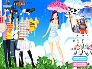 Spring Rain Dress up Game