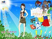 Sun and Leaves Dressup Game