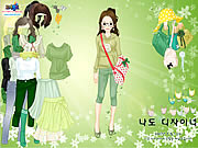 Green Life Dressup Game