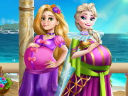 Elsa And Rapunzel Pregnant Bffs