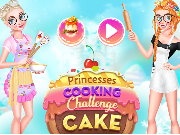 Princesses Cooking Challenge Cake