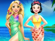 Rapunzel And Snow White Summer Break Game