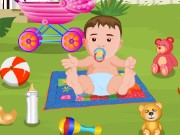Baby Outdoor Bathing Game
