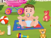 Baby Outdoor Bathing