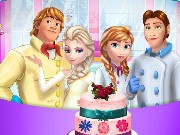 Frozen Family Cooking Wedding Cake Game