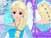 Elsa Royal Hairstyles Game