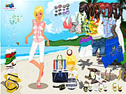 Celeste Beach Dressup Game