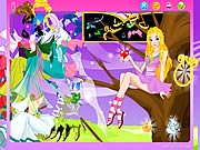 Magic Girl Dressup Game